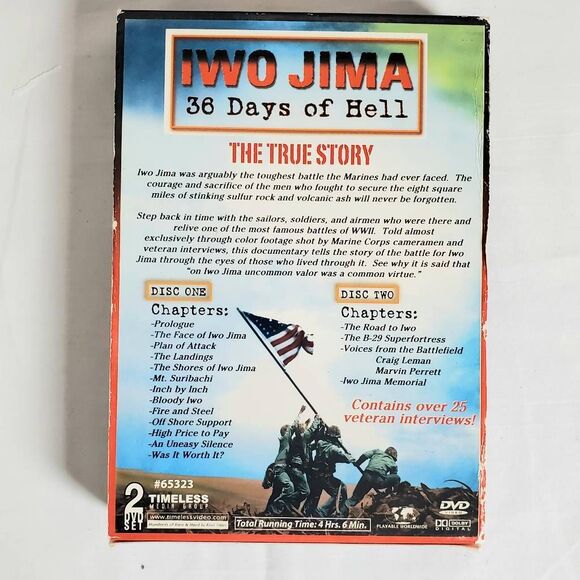 Iwo Jima: 36 Days of Hell (DVD 2-Disc Set) The True Story WWII Documentary - Picture 5 of 5